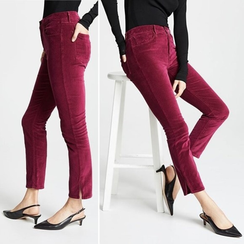 3x1 NEW W3 Velvet Higher Ground Mini Split Pants Revolve 25